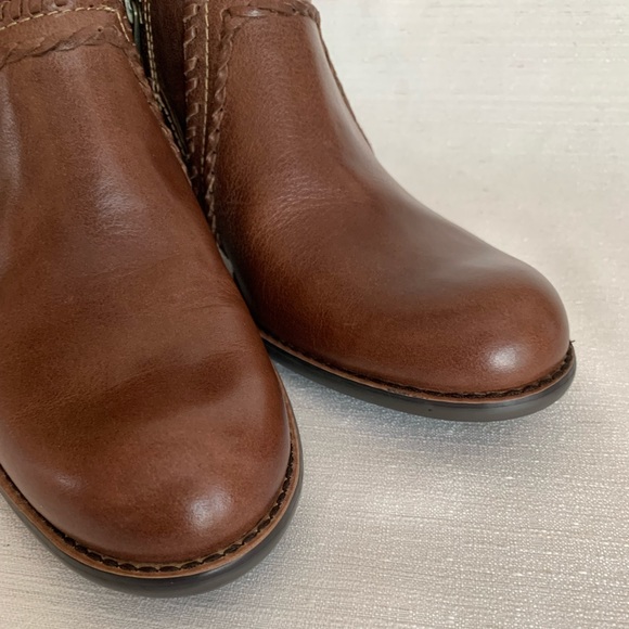 NWOT Liz Claiborne Mohave Brown Leather 
Flex Ankle Boot Woman’s 8.5M - Picture 8 of 14